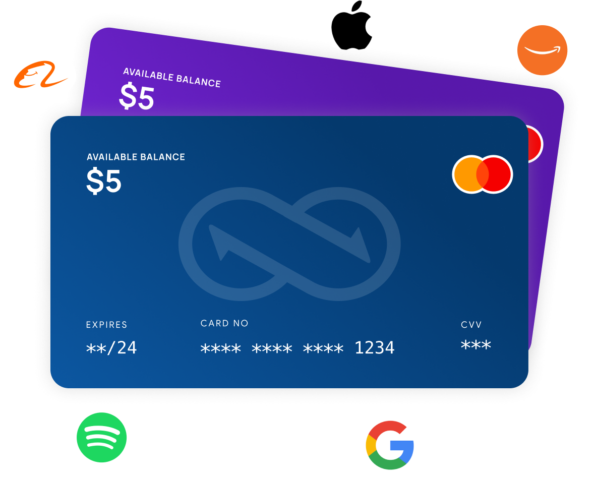 Vitalswap virtual card mockup